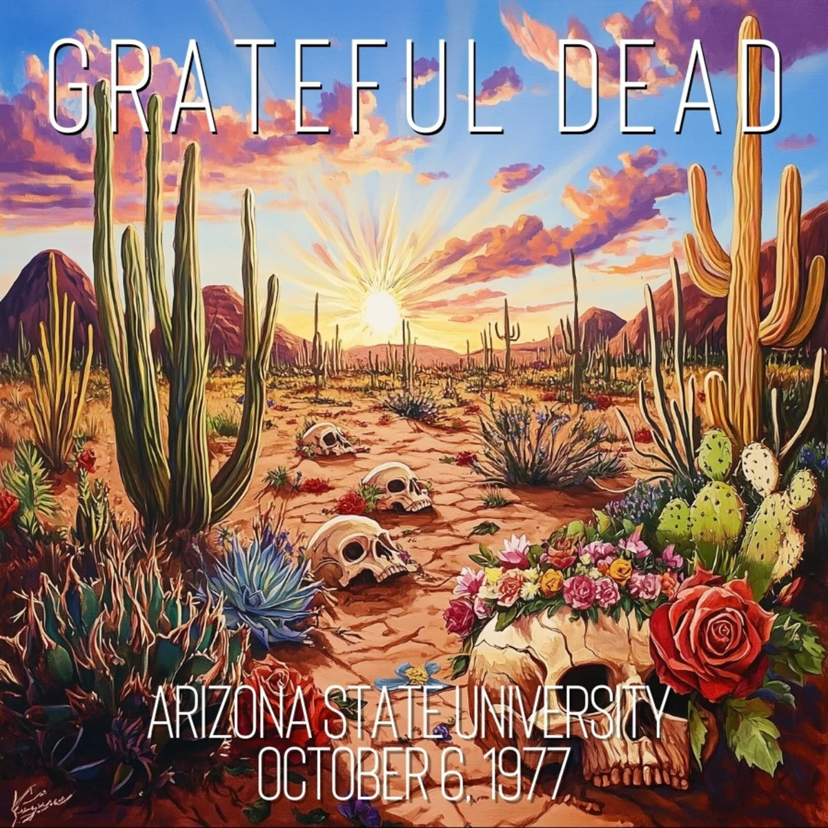 Grateful Dead - Arizona State University, October 6, 1977 - Image 2