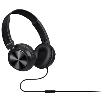 Groove - Black Wired Headphones