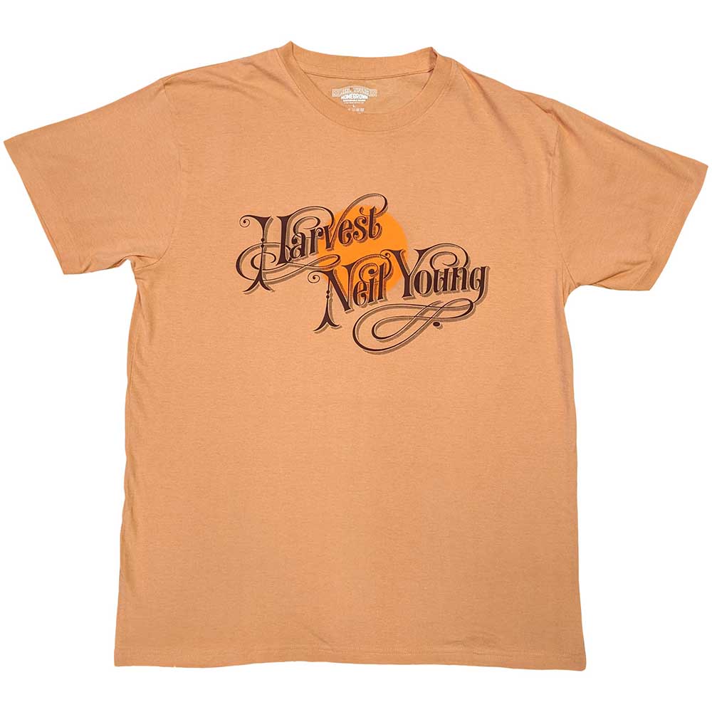 Neil Young - Harvest (Old Gold) T-Shirt - Image 5