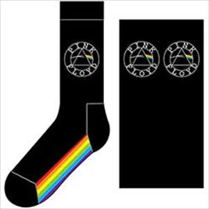 Pink Floyd Unisex Ankle Socks: - Spectrum Sole - Image 2