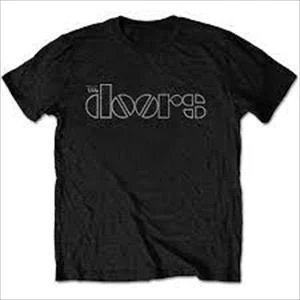 The Doors - Logo Unisex Black T-Shirt