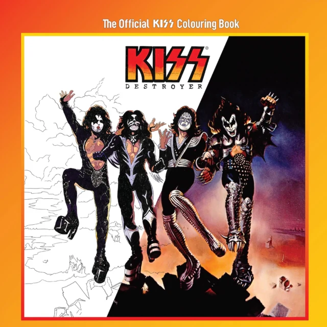 The Official Kiss Colouring Book - Image 2