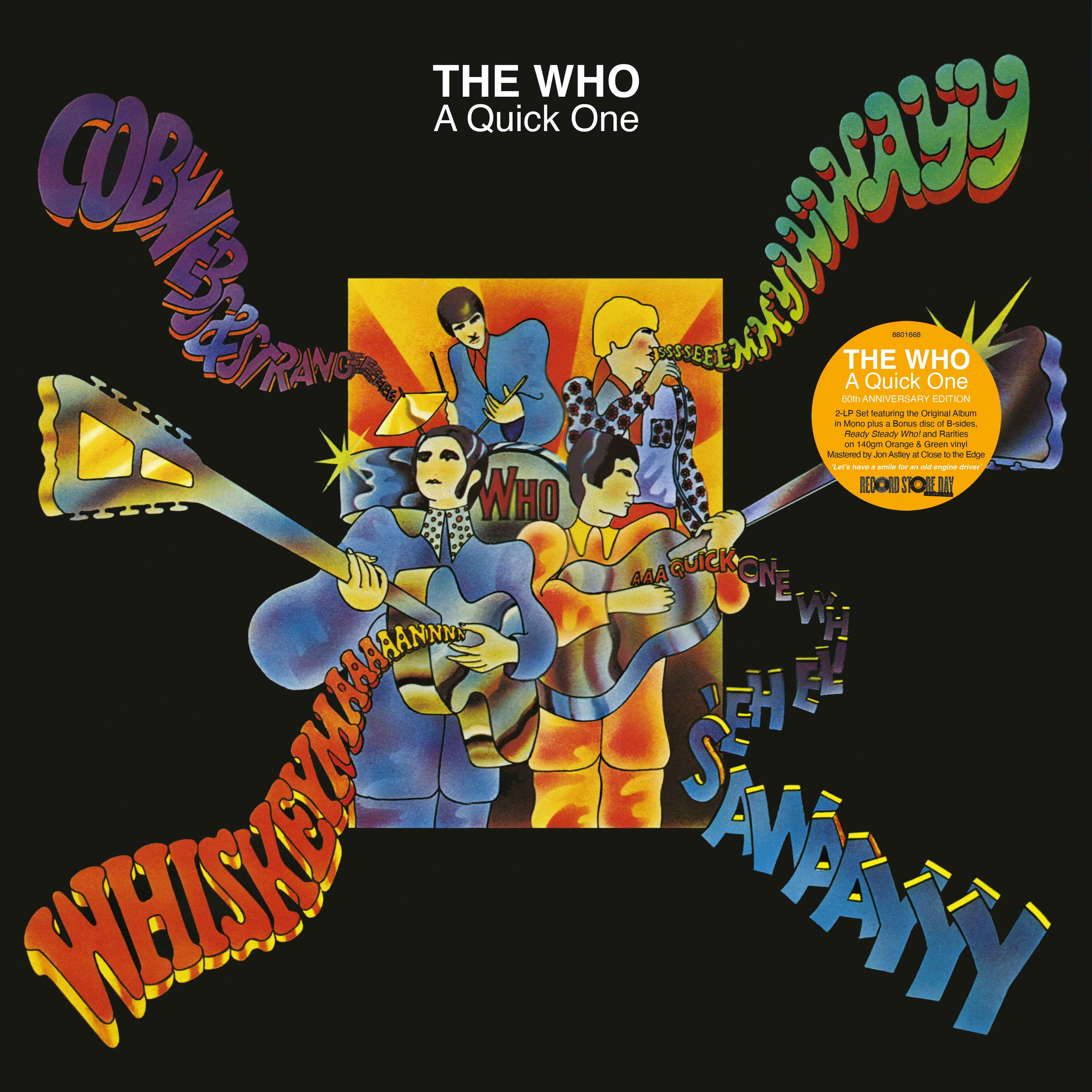 The Who - A Quick One - RSD 2026 140G Transparent Green & Orange Vinyl - Image 2