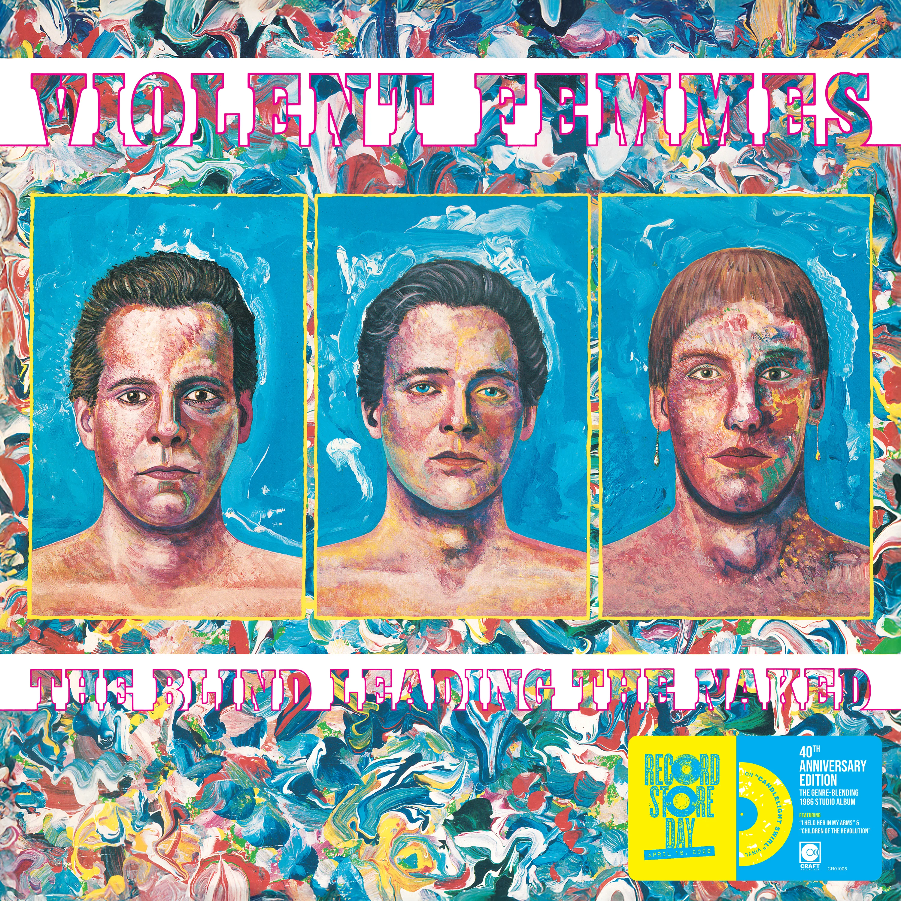 Violent Femmes - The Blind Leading the Naked - 1LP - Yellow Marble Vinyl  [RSD 2026] - Image 2